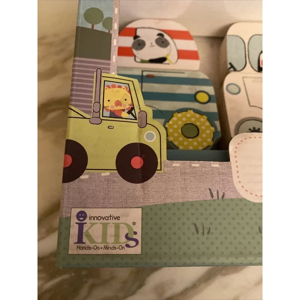 Innovative Kids‎ Green Start BEEP BEEP  Wooden Toy Mix & Match 12 mos+ New